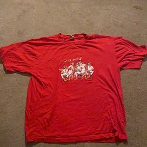 Red XL tee